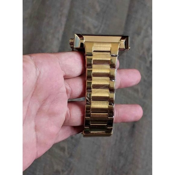 BOAMIGO Big Square Dial Chronograph Stainless Steel Watch for Men - Picture 6 of 9